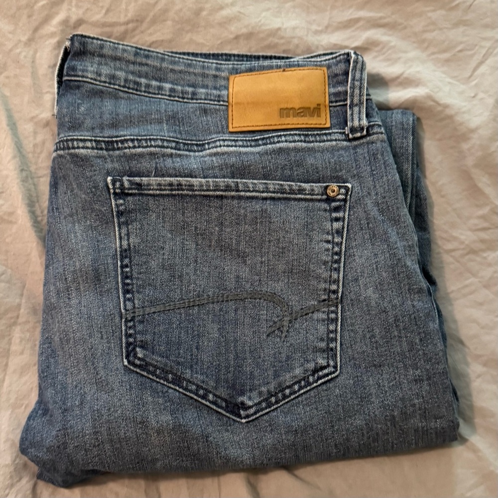 Mavi Marcus Jeans‎ Men's 36x32 Blue Slim Straight Leg Denim Dark Wash